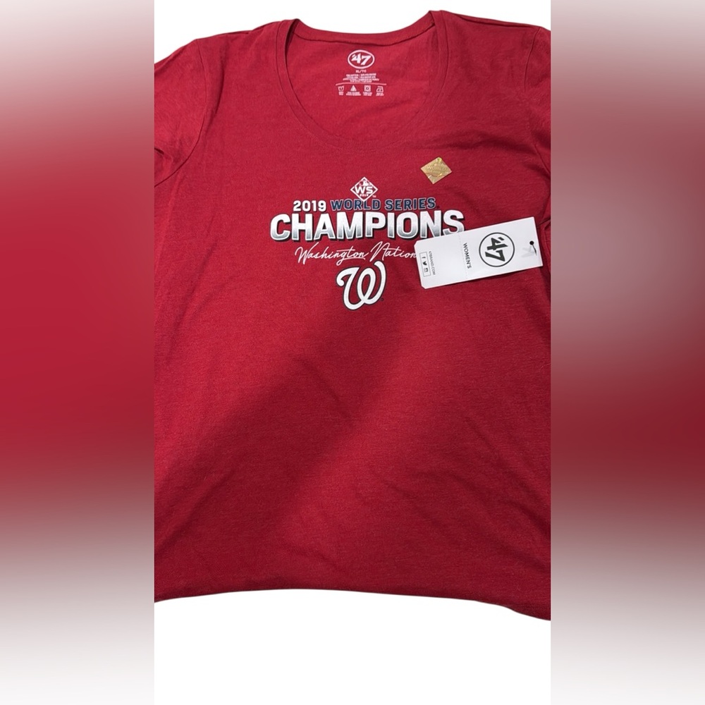 🥎Washington Nationals 2019 World Series Championship Tee Shirt XL - Picture 3 of 5